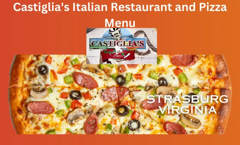 Castiglia’s Italian Restaurant and Pizza Menu