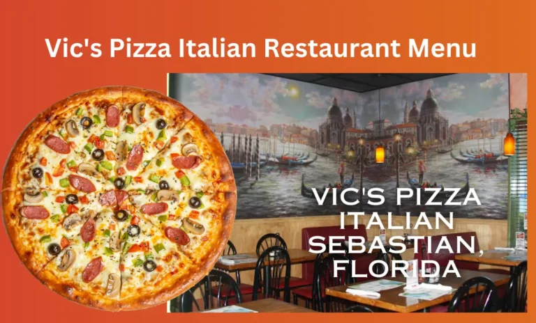 Vic’s Pizza Italian Restaurant Menu