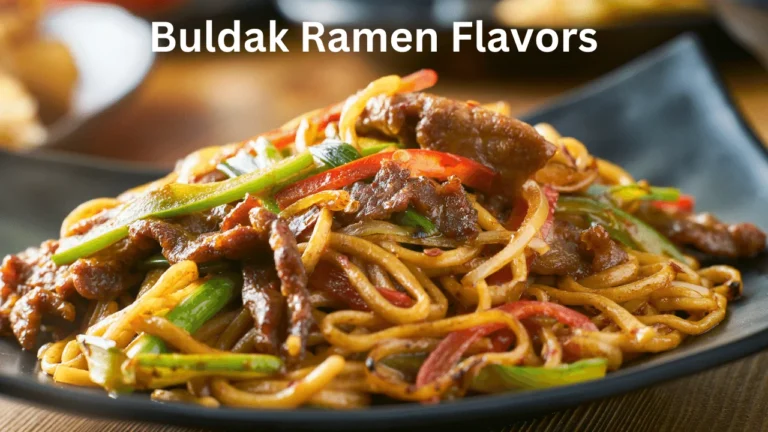 Buldak Ramen Flavors: The Fiery Sensation