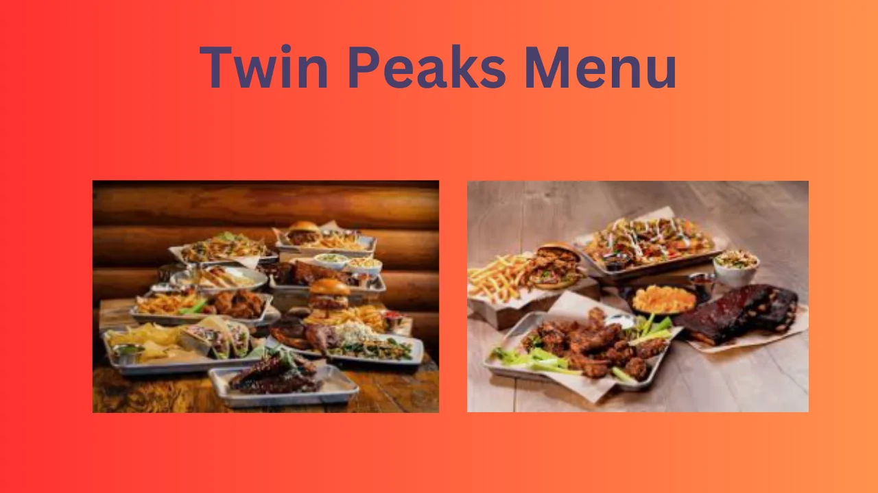Twin Peaks Menu