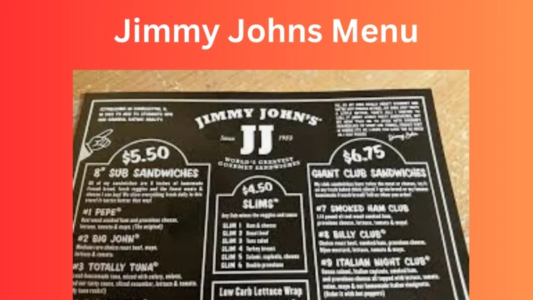 Jimmy Johns Menu: Restaurant Reviews 