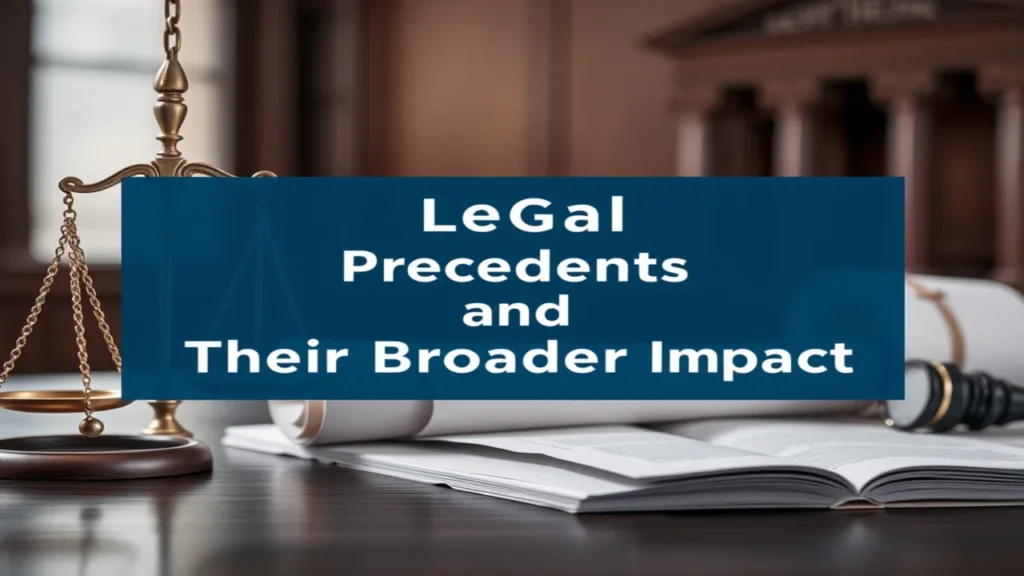 Legal Precedents and Their Broader Impact