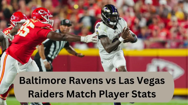 Baltimore Ravens vs Las Vegas Raiders Match Player Stats